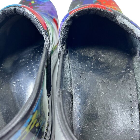 Dansko Clogs Shoes EU 36 Paint Splatter Professional Nursing Slip On READ 5.5-6 - Picture 15 of 16